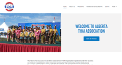 Desktop Screenshot of albertathaiassociation.com